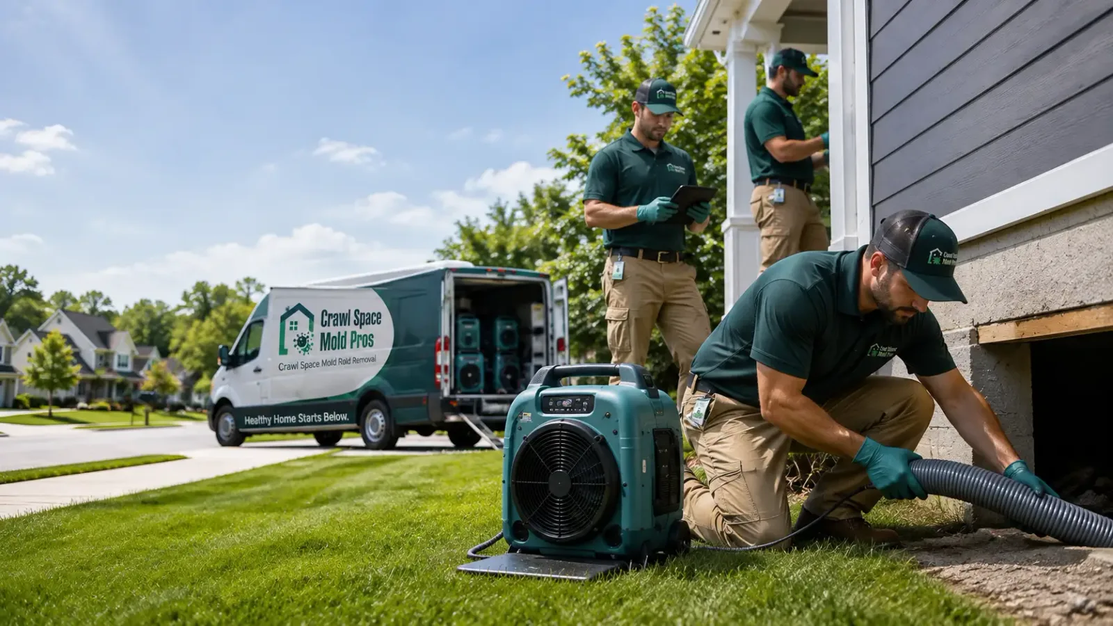 Crawl Space Mold Removal in Bluff City, AR
